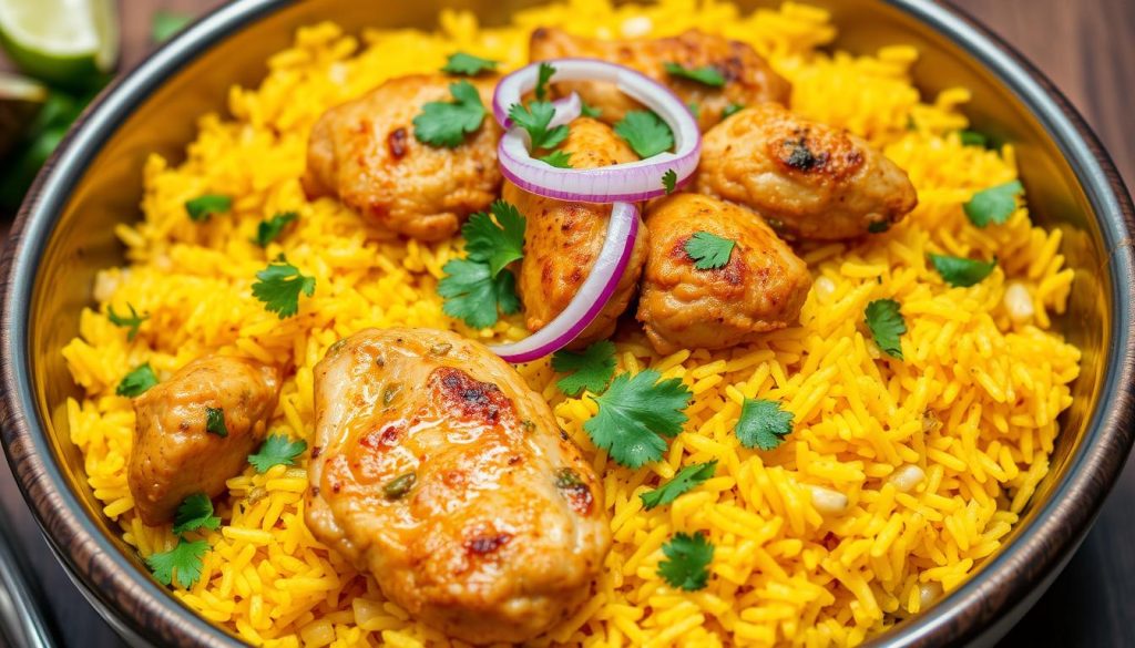 chicken tikka biryani