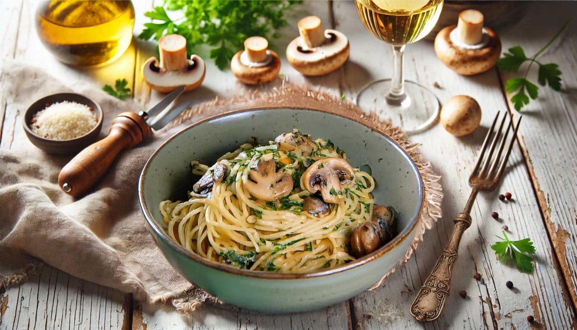 Simple Spaghetti with Mushrooms Recipe: Quick and Delicious