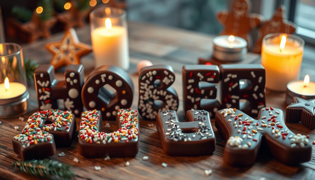 chocolate letters