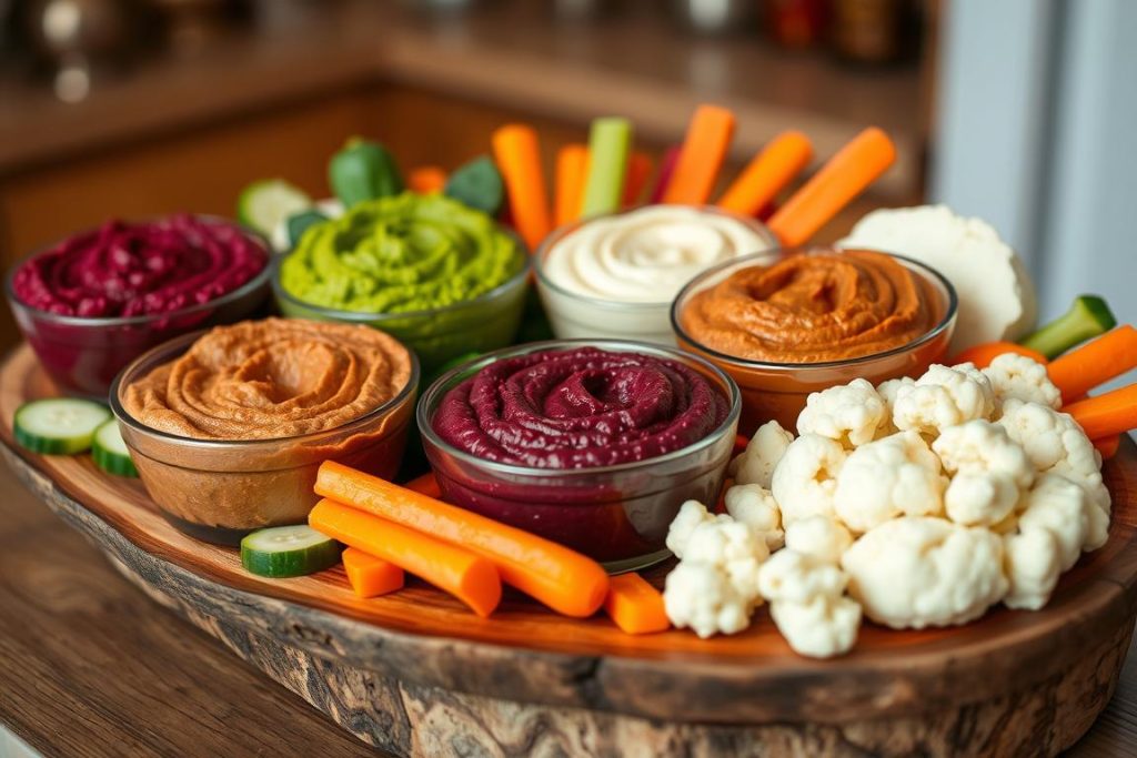 vegetable-based hummus