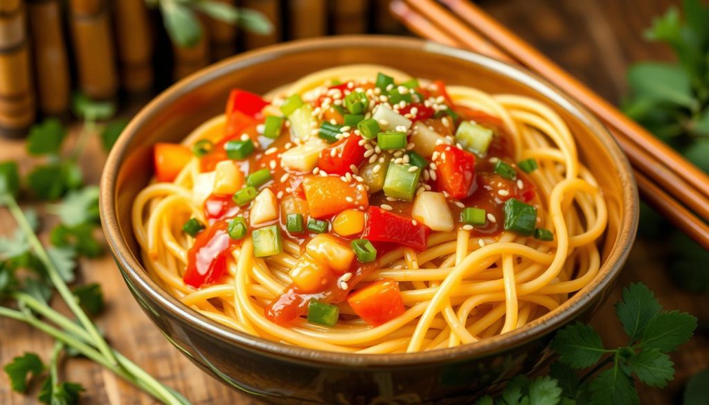 Asian-Inspired Pasta Sauce Culinary Creations