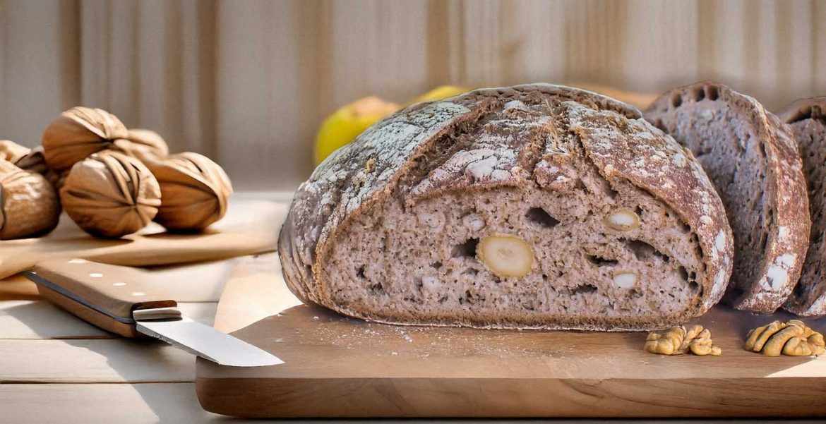 Rustic Walnut Bread – A Taste of Home