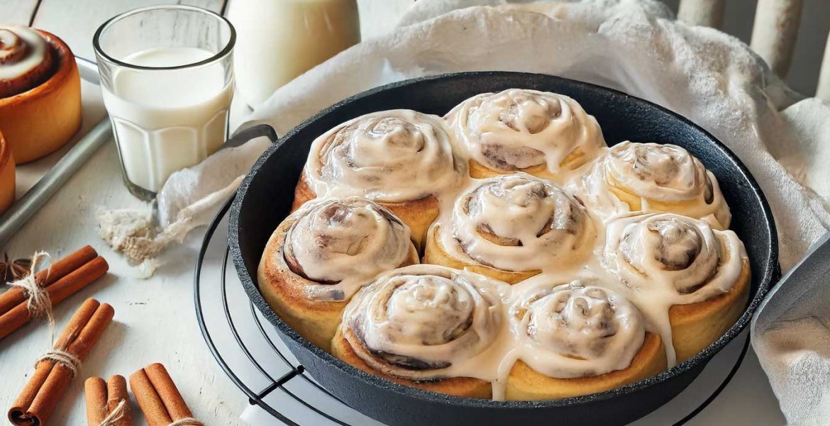 Homemade Cinnamon Rolls with Cream Cheese Frosting