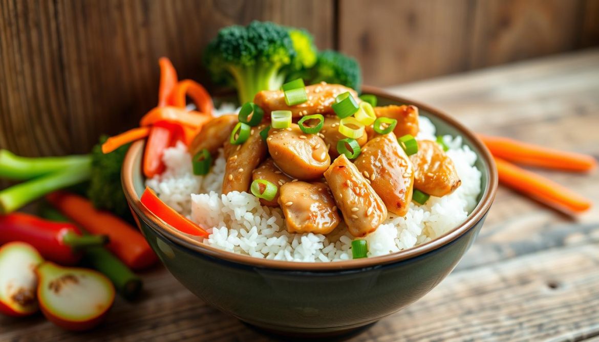 How to Make a Perfect Asian Ginger Chicken Bowl