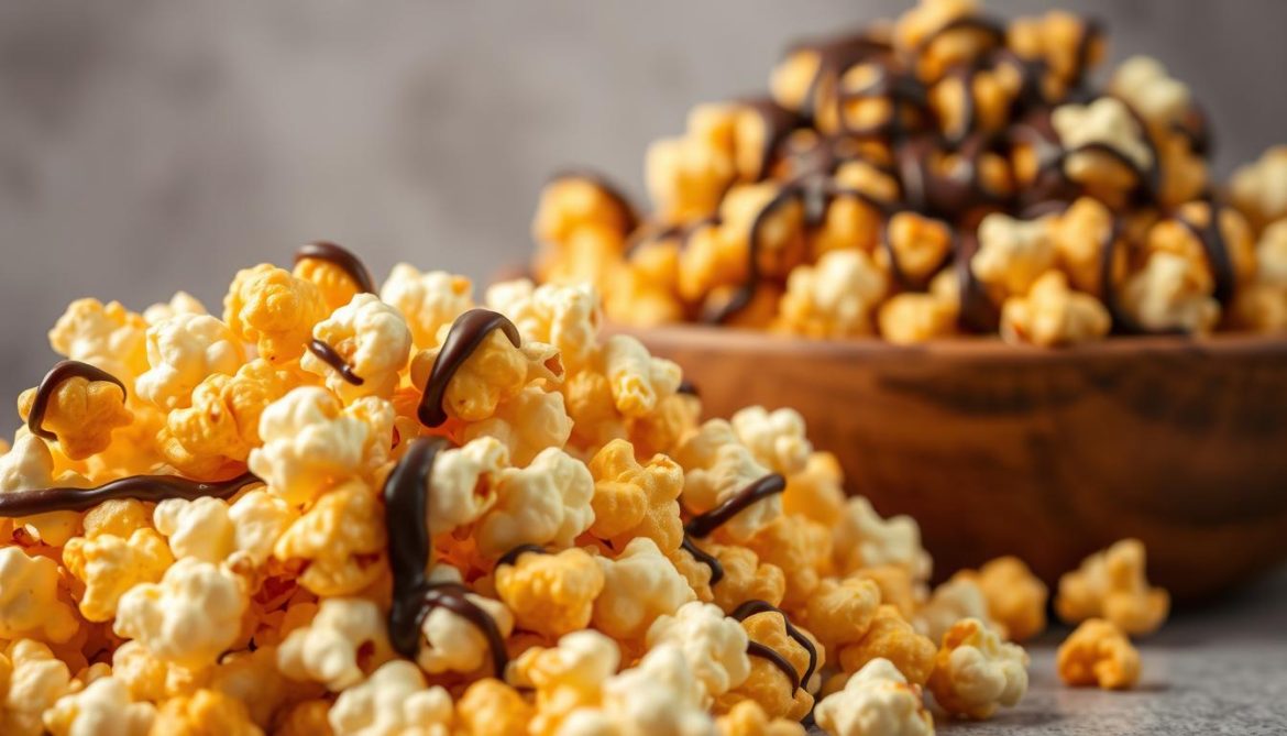 Savor the Sweet Blend: Caramel and Chocolate Popcorn