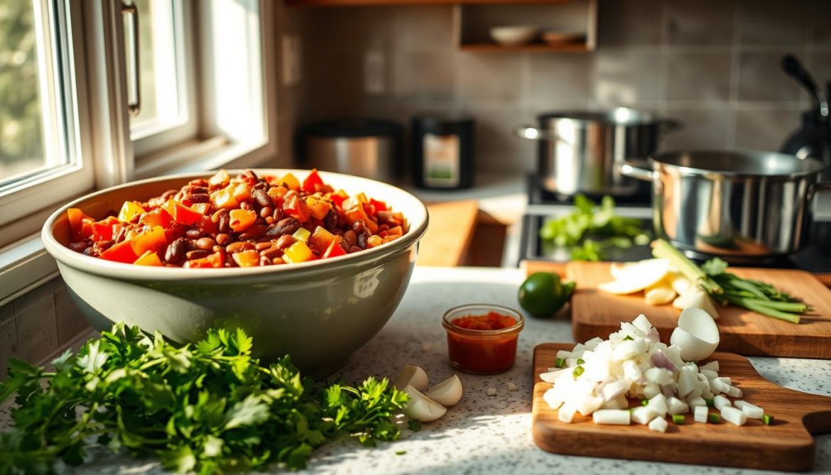 Make Perfect Chili sin Carne for Freezing