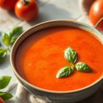 Creamy Tomato Soup with Basil