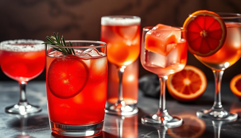 Creative Blood Orange Spritz Variations