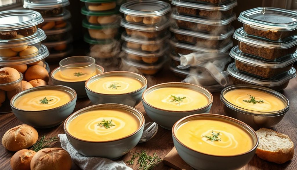 Freezing Creamy Soups for Meal Prep