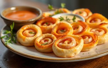 Mini Cheese and Ham Swirls