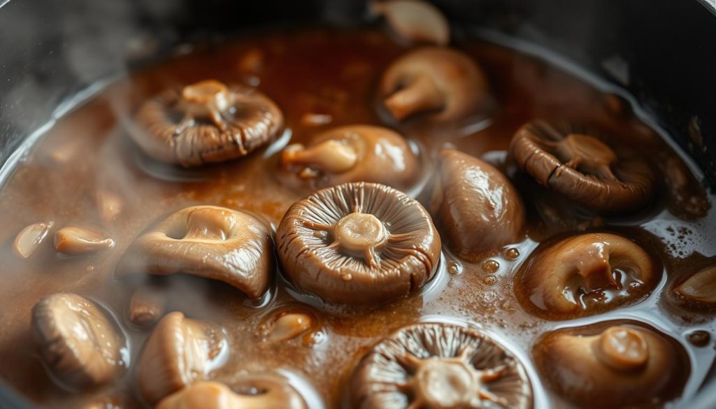 Mushroom Goulash Sauce Preparation