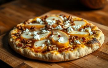 Pear, Gorgonzola & Walnut Flatbread