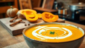 Pumpkin Sweet Potato Soup