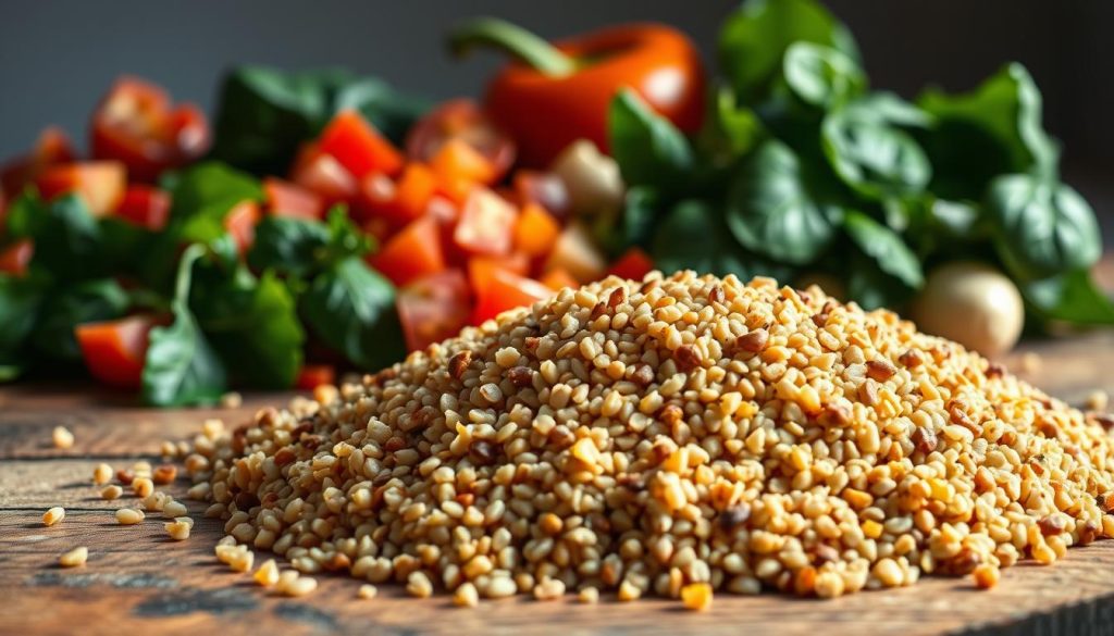 Quinoa and Lentil Bowl Ingredients