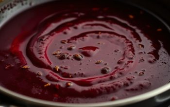 Red Wine Sauce for Meat Dishes