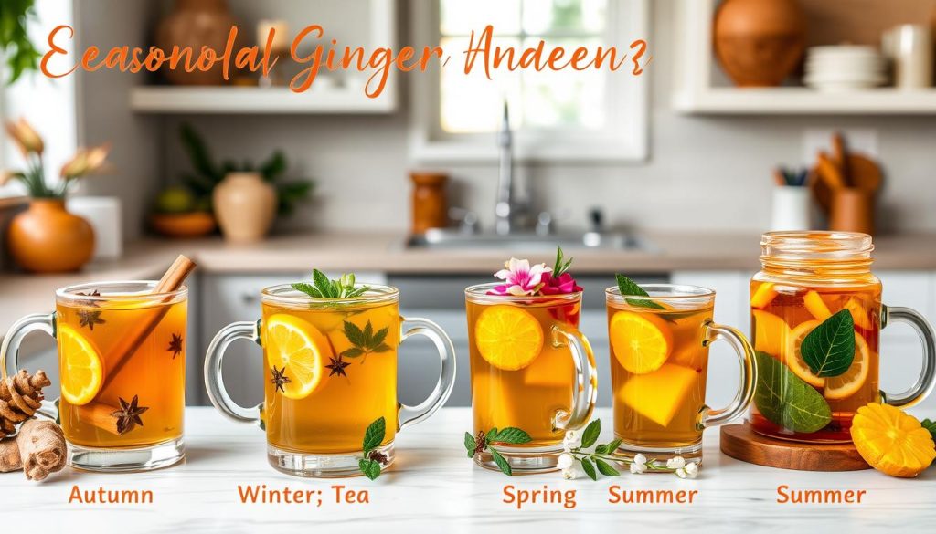 Seasonal Ginger Honey Tea Variations