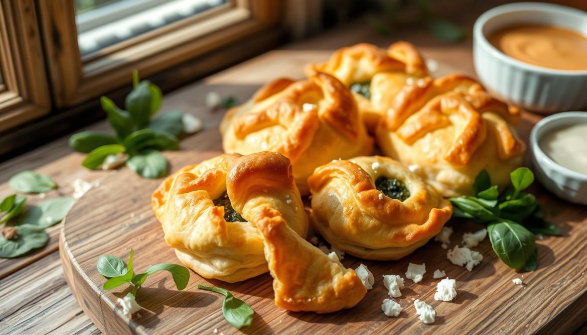 Easy Spinach and Feta Puff Pastries Recipe