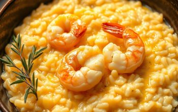 Vanilla Risotto with Shrimp