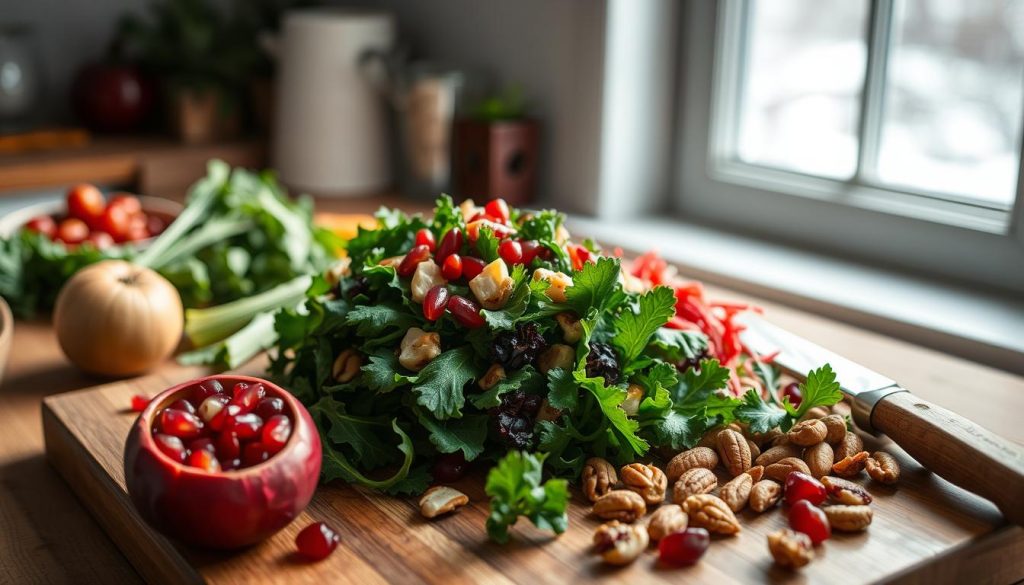 Winter Salad Preparation Techniques